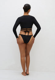 Wrap Sun Top - Black - Matteau